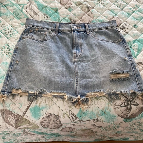 Express Dresses & Skirts - 🌸Sale Express Mini Mid Rise Denim Skirt